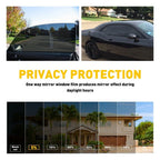 20" x 10FT Charcoal Black Window Tint Film for Cars and Offices