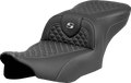SADDLEMEN Roadsofa Seat for Motorcycle (w/o Backrest) - Dragon Scale Stitch