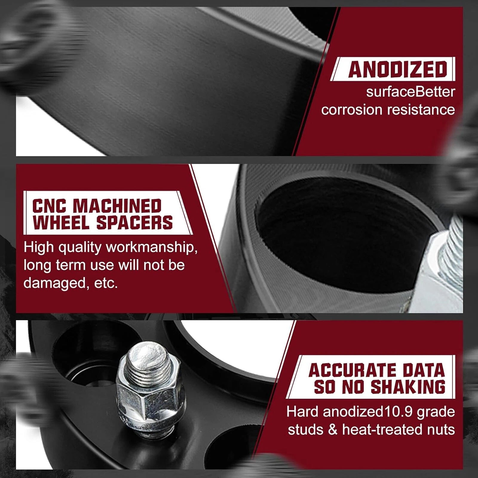 2 Inch Hubcentric Wheel Spacers for Jeep Gladiator Durango (2019-2024)