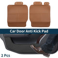 2X Car Door Anti Kick Pad Sticker for Toyota Vellfire Alphard (2015–2020) Brown