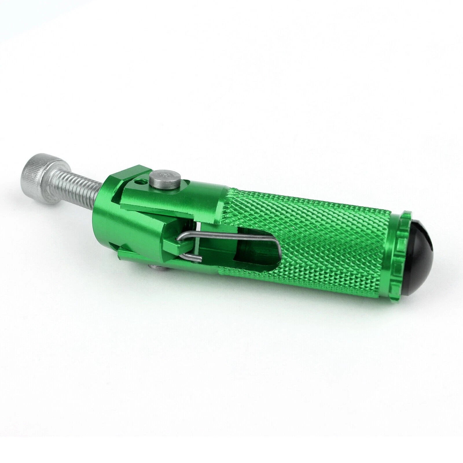 CNC Folding Foot Pegs Rear Set for Universal Motorcycle (GRN)