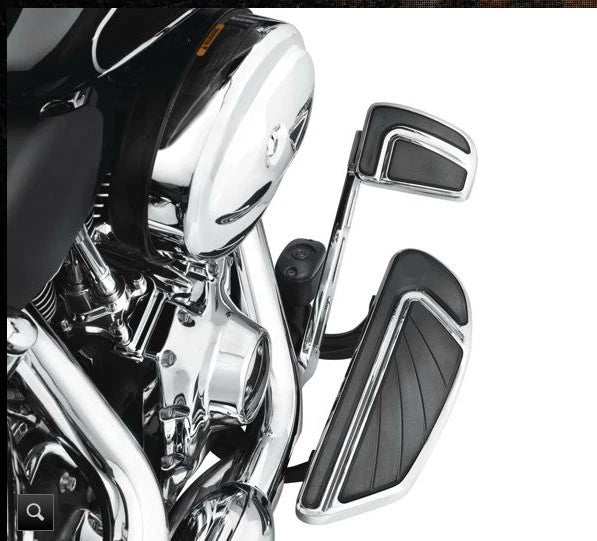 Chrome Large Airflow Brake Pedal Pad for Harley Davidson Ultra Road Glide (2014–2023)