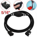 Fuel Gas Line Assembly & Primer Bulb Hose for Marine Outboard Boat Motor (8mm)