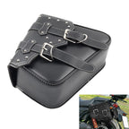 1PC Universal Motorcycle Saddle Bag Left Side #27C Black for Motorcycles
