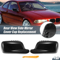 Rearview Mirror Cover Cap Gloss Black for BMW 3 Series E46 7 Series E65