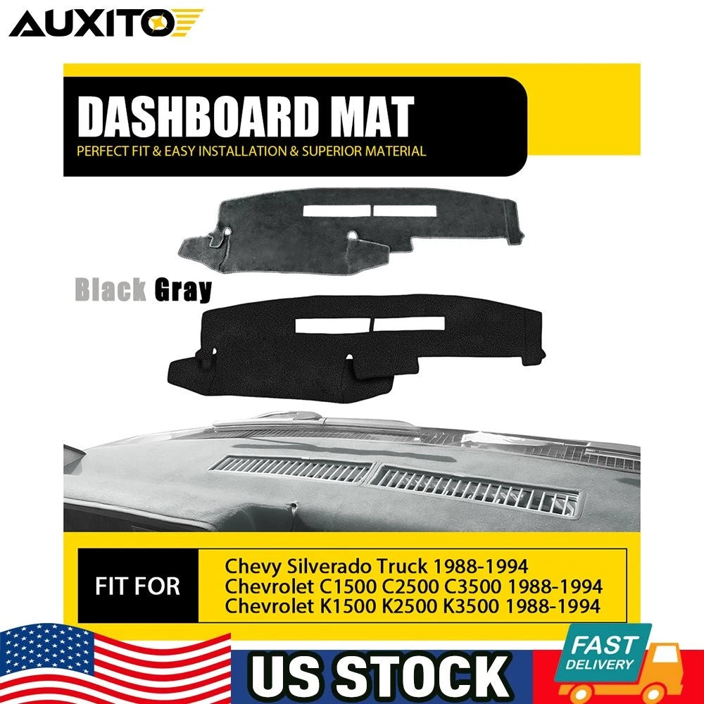 Dash Mat for Chevrolet Silverado C1500 C2500 C3500 K1500 (1988–1994)