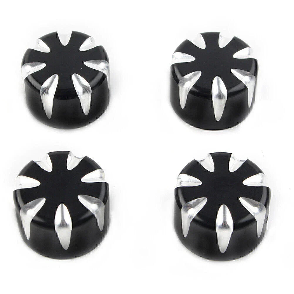 4 x CNC Motorcycle Engine Screw Topper Cover Caps for Harley 883
