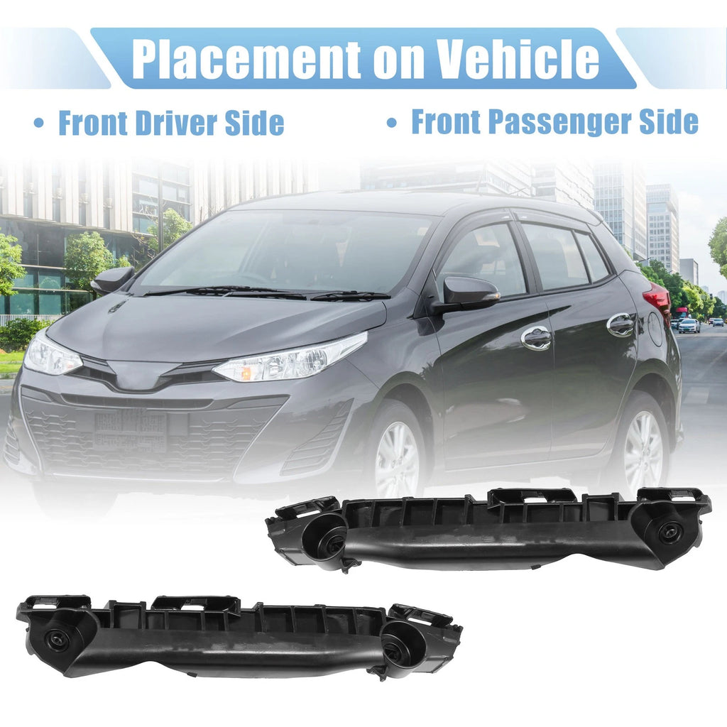 1 Pair Bumper Bracket Side Retainer for Toyota Yaris (2007–2009) No. 5253552060
