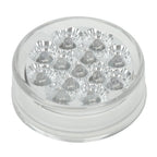 Set of 4 Amber 2.5" 13 LED Clear Lens Side Marker Lights for Trailer