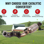 Set of 2 Catalytic Converters for Toyota 4Runner (2003-2009)