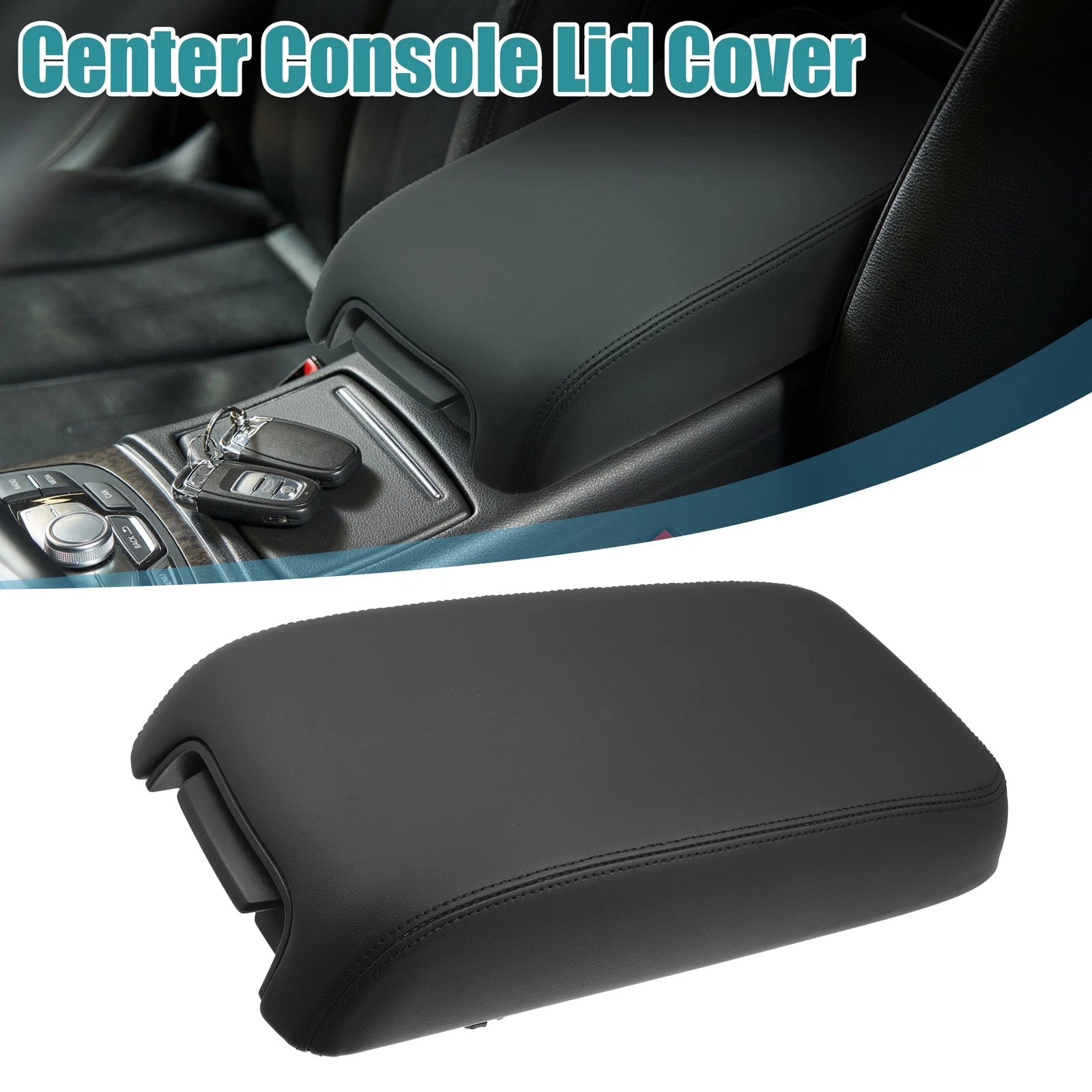 Center Console Lid for Dodge Charger Chrysler 300 (2011–2018) No. 1VT06DX9AI Black