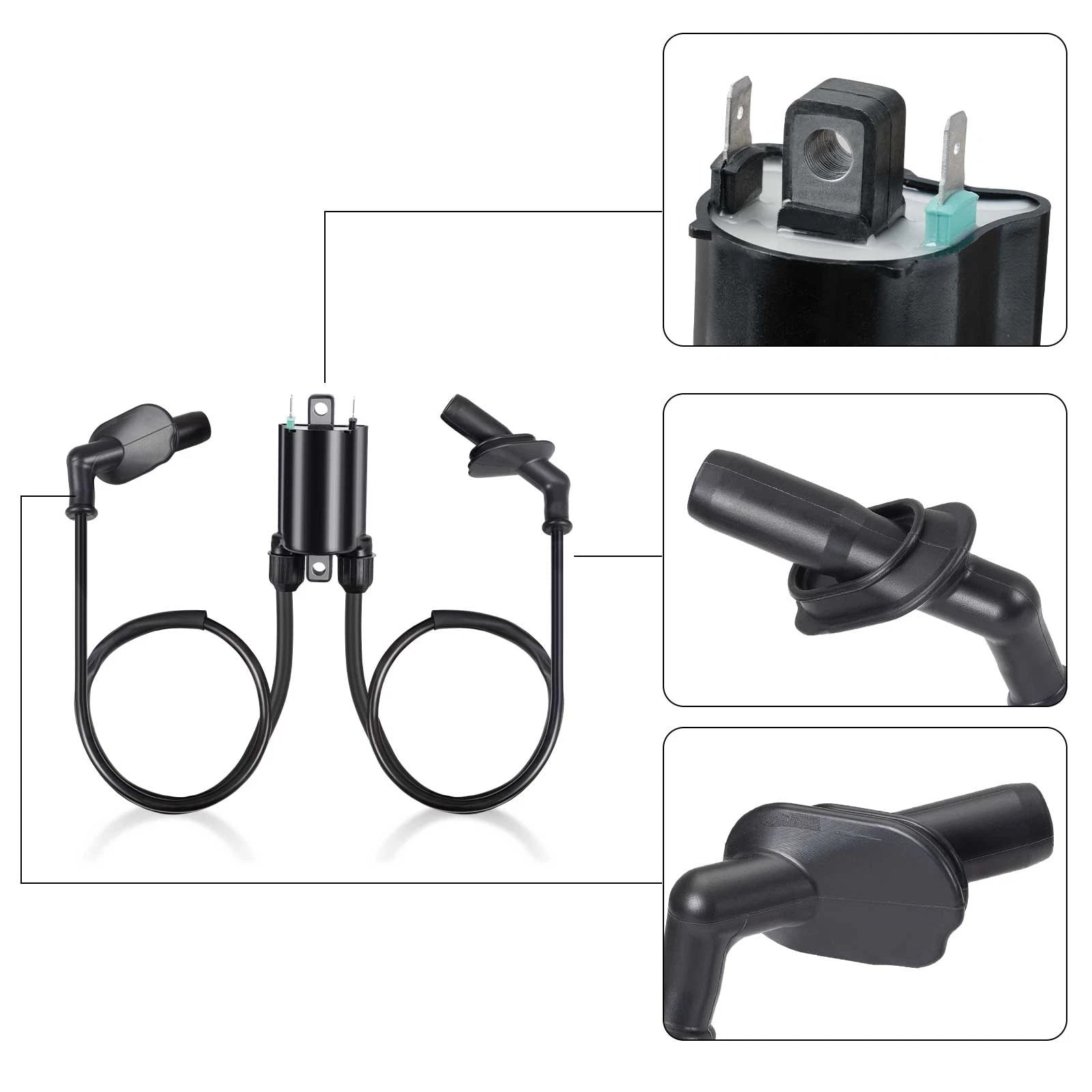 Ignition Coil with Caps for Honda Valkyrie 1500 (1997–2003) / Goldwing 1500 (1988–2000)