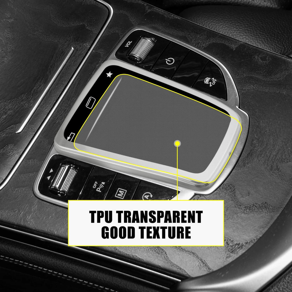 TPU Media Multimedia Protector Cover for Mercedes-Benz GLC (2016–2019) Silver