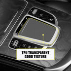 TPU Media Multimedia Protector Cover for Mercedes-Benz GLC (2016–2019) Silver