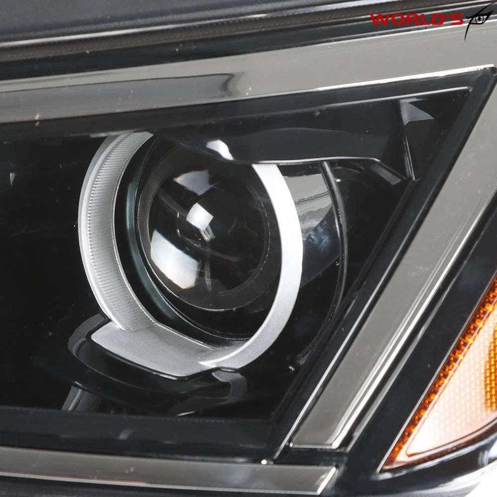 Set of 2 Headlights for Hyundai Elantra (2019–2020) Black Housing