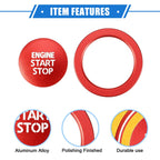 Start Stop Button Cover Ring Kit for Toyota Avalon (2019–2022) Red