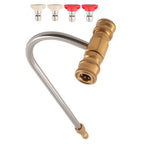 Gutter Cleaner 4000PSI with 40° & 0° Quick Connect Nozzles