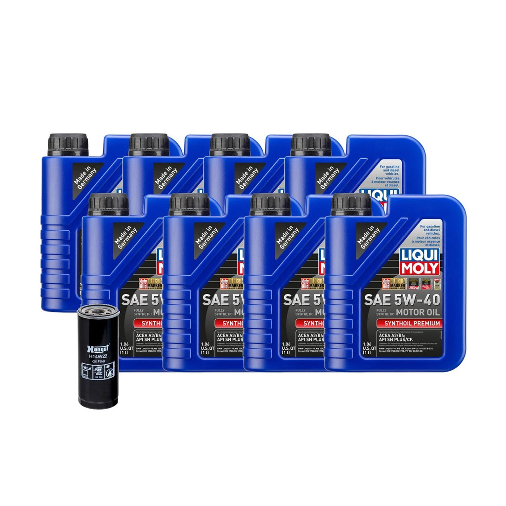 Liqui Moly Synthoil Premium SAE 5W-40 Oil Change Kit for Audi ABH (2000–2002)