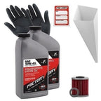 2X 10W40 Oil Change Kit for Kawasaki KX250F KX450/F/SR/X (2004–2023)