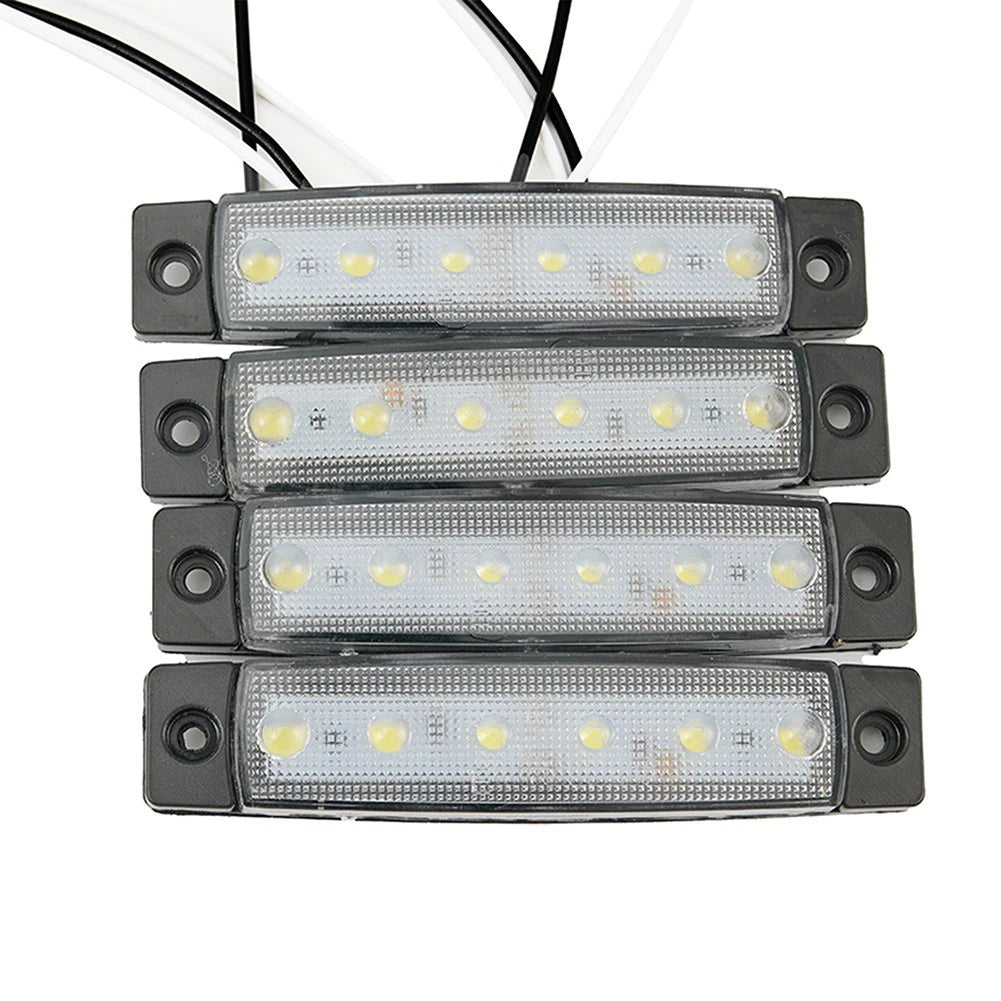 Set of 4 LED Courtesy White Bar Lights for Marine Grade Applications