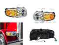 Premium LED Headlights with LED DRL and Turn Signals for Peterbilt 388/389 (2010–2021)