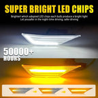 Switchback Clear/Smoked Lens Turn Signal Light for Honda Civic (YYYY–YYYY)