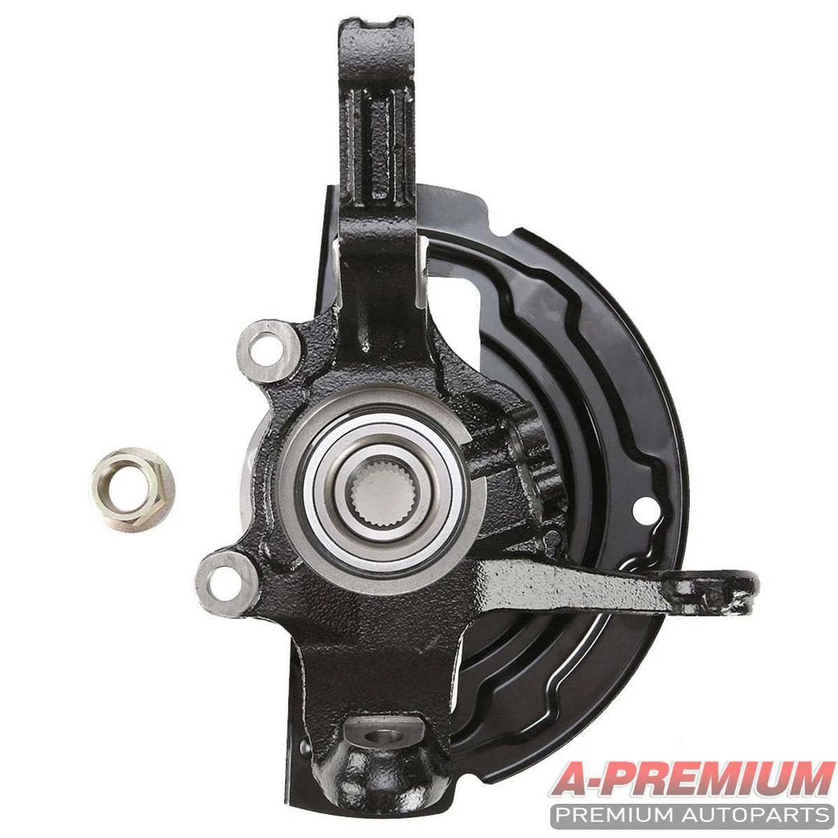 Pair Front Steering Knuckle & Hub Bearing for Nissan Altima (2002–2006)