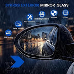 Heated Left Side Towing Mirror Glass for Dodge Ram (2010)