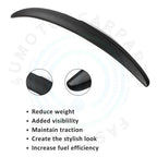 Black Trunk Spoiler Wing for Honda Accord Sedan (2008–2012)
