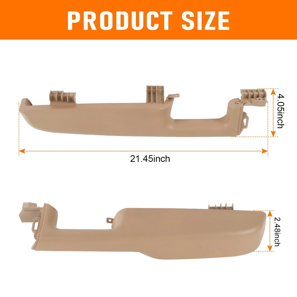 Set of 2 Front Door Armrest Handles for GMC Yukon Chevy Suburban/Tahoe (1999–2006)