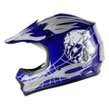 Youth ATV Helmet Goggles Gloves for Kids Motocross Dirt Bike Skull DOT US