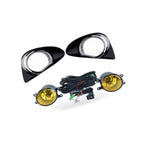Fog Light Cover with LED DRL for Toyota Yaris Vios (2013–2014) Chrome