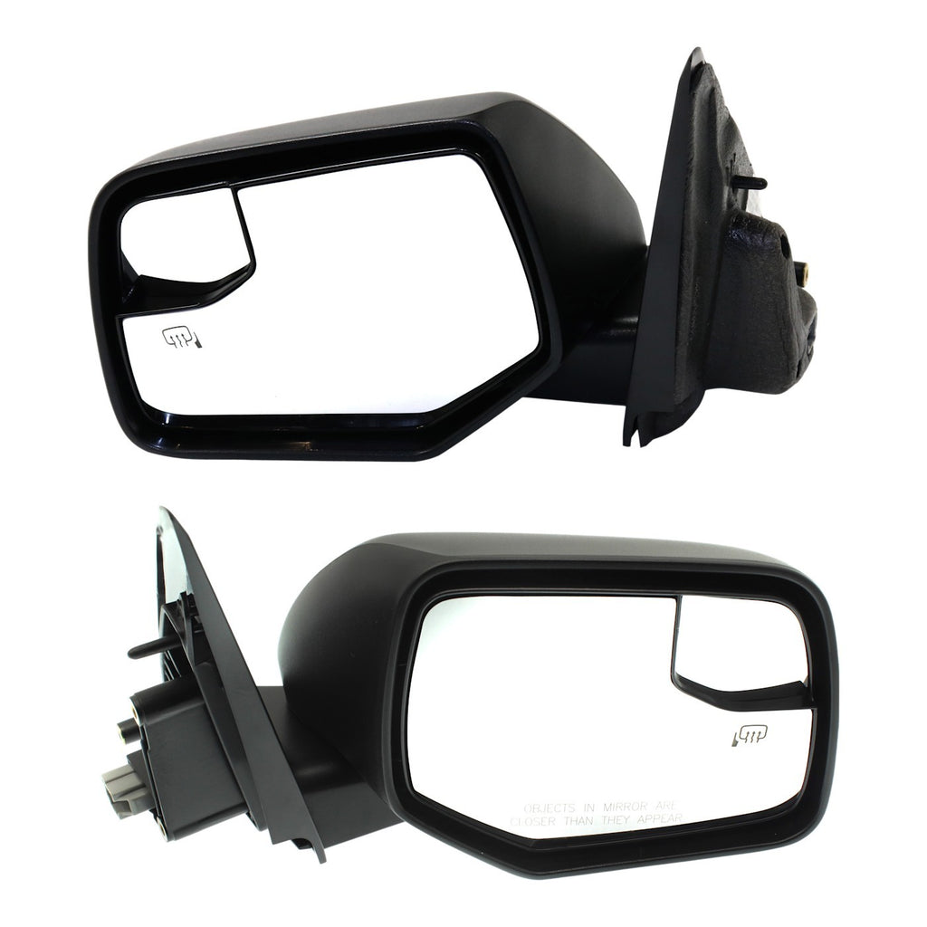 Power Mirror Set for Ford Escape, Mercury Mariner (2008–2012) Heated Black