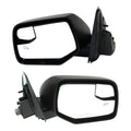 Power Mirror Set for Ford Escape, Mercury Mariner (2008–2012) Heated Black