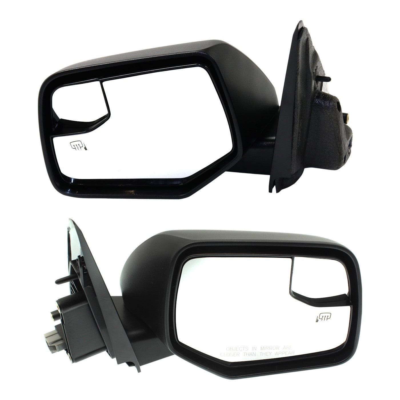 Power Mirror Set for Ford Escape, Mercury Mariner (2008–2012) Heated Black