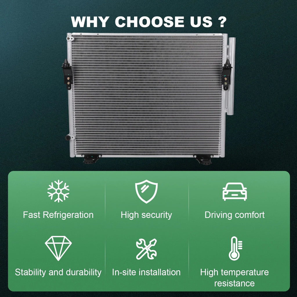 AC Condenser for Toyota Sequoia Tundra (2007–2019)