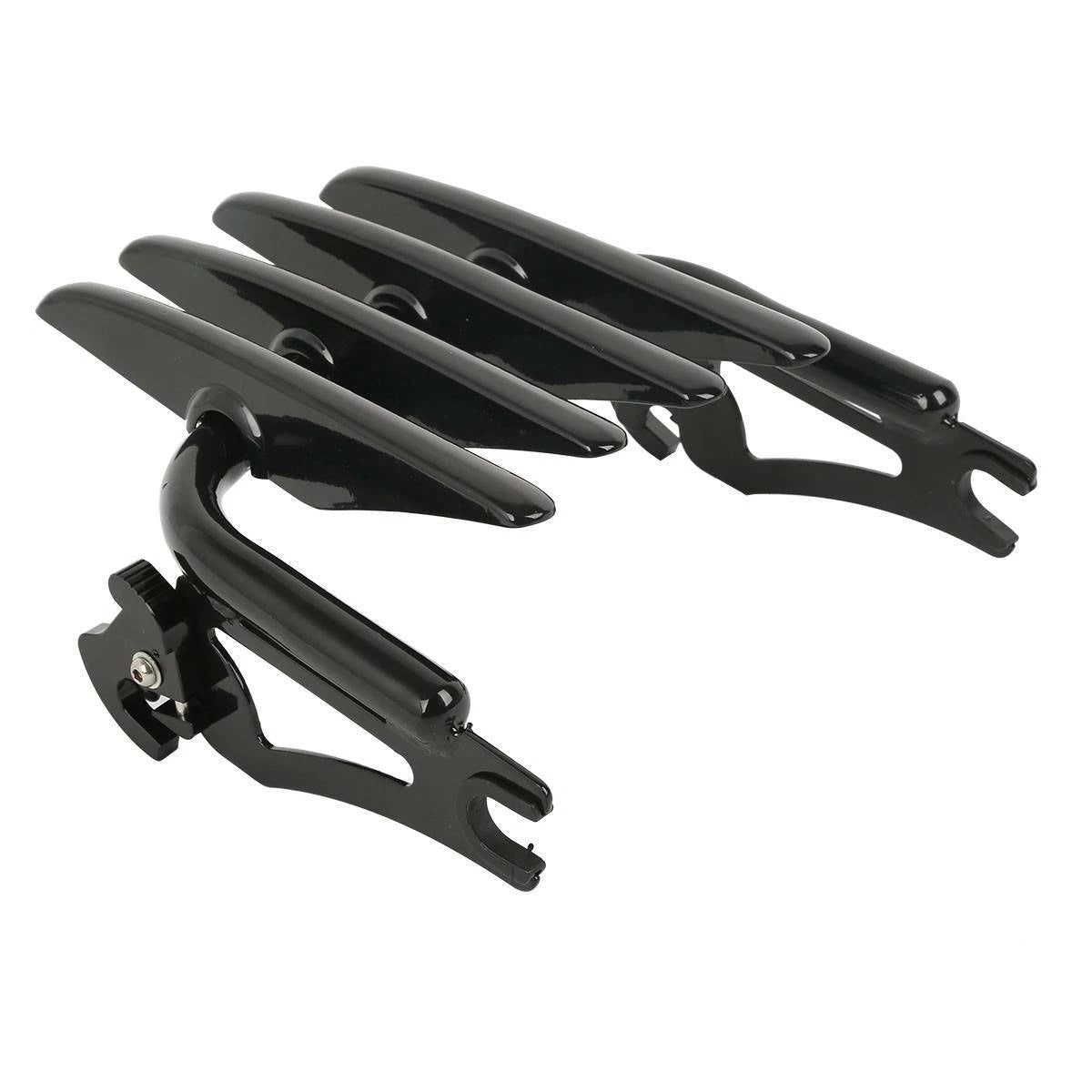 Luggage Rack for Harley Touring (2009–2013) - Black Stealth, Docking Hardware