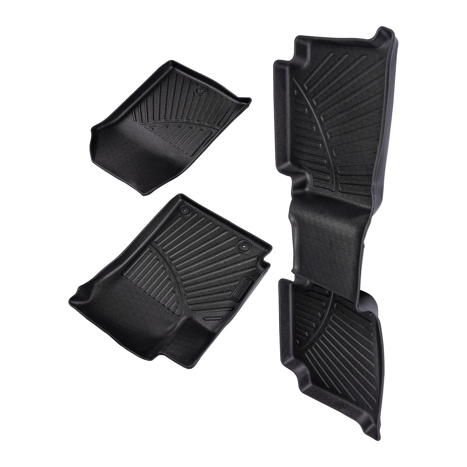 2X TPE Rubber Floor Mats Liner for Kia Seltos (2021–2024)