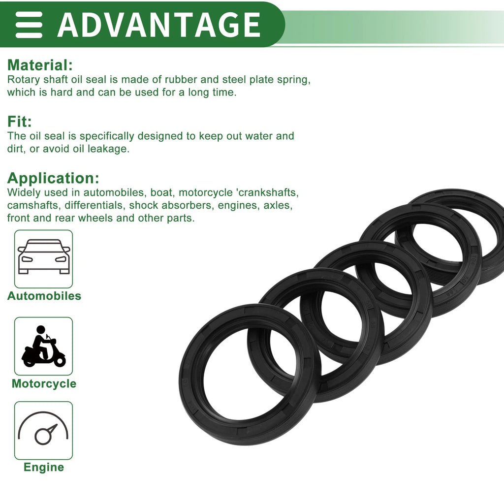 Oil Seal   - 50x68x12mm NBR Rubber High Pressure