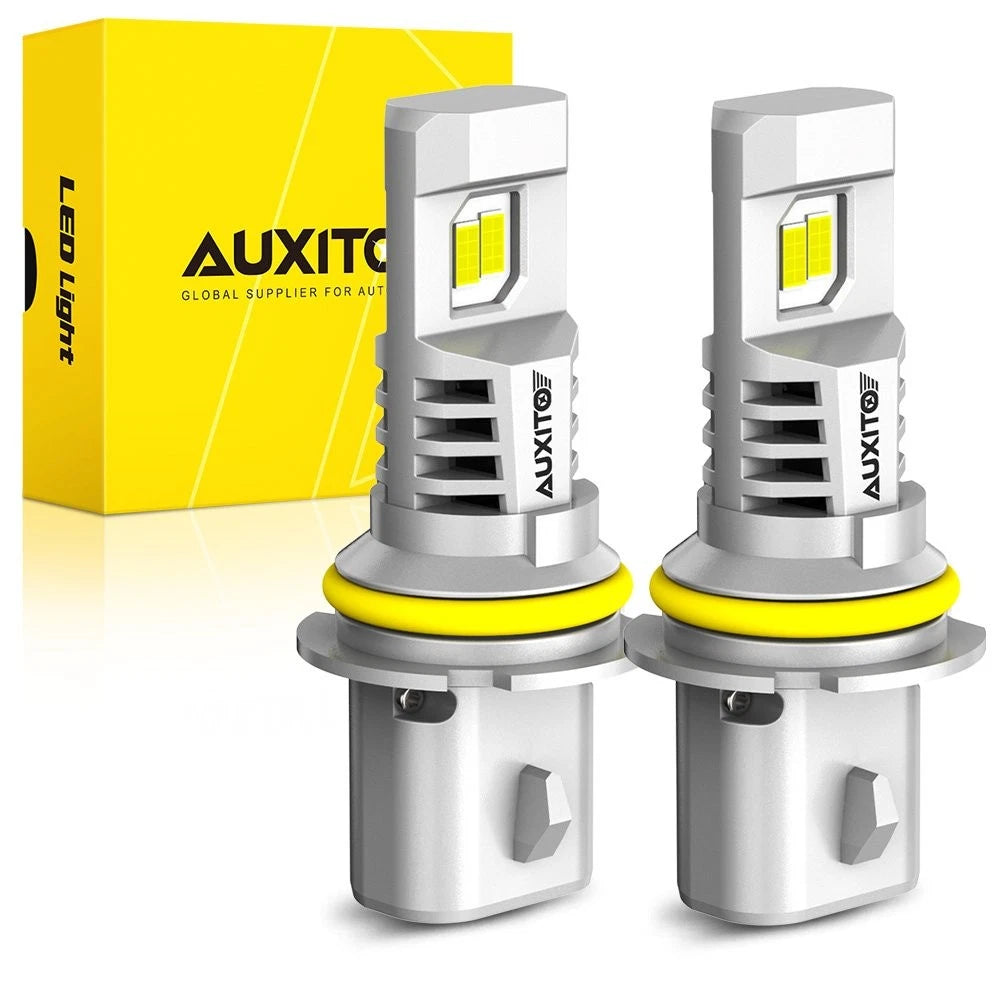2Pcs 9007 LED Headlight Bulbs 6500K 60W for