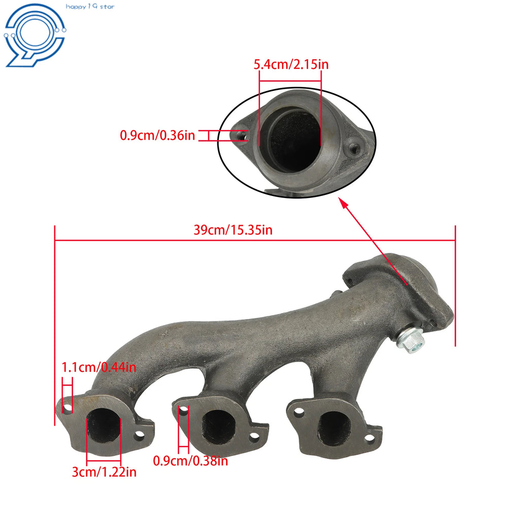 Set of 2 Exhaust Manifolds for Ford F150 E150 (1999–2008)