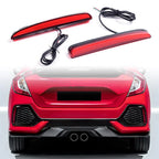 Sequential Reflector LED Brake Light Fog Lamp for Honda Civic Hatchback (2017–2020)