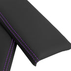 Leather Console Armrest Cover for Mazda CX-9 (2010–2015) Purple Stitch
