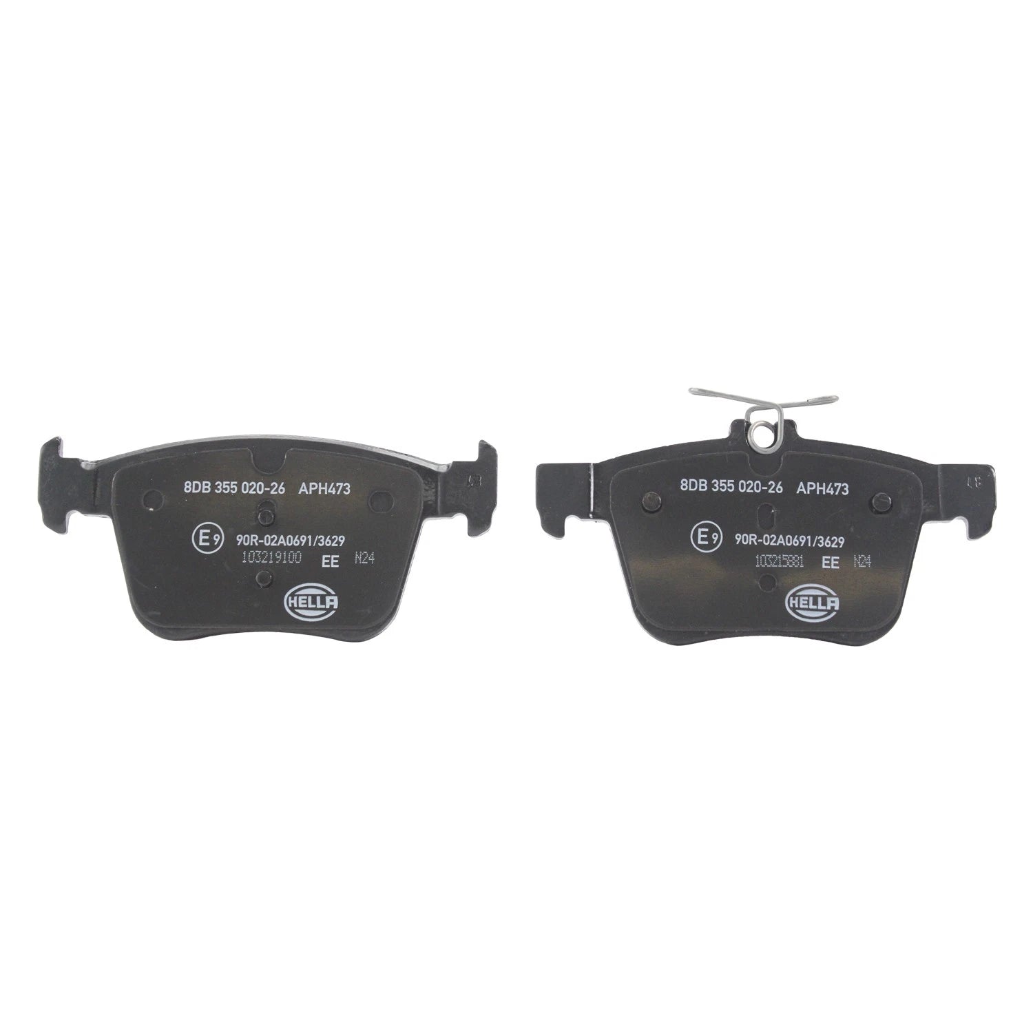 Hella Rear Brake Pads for Audi Q3 S3 TTS Quattro VW Arteon Atlas Jetta Golf R (2011–2023)