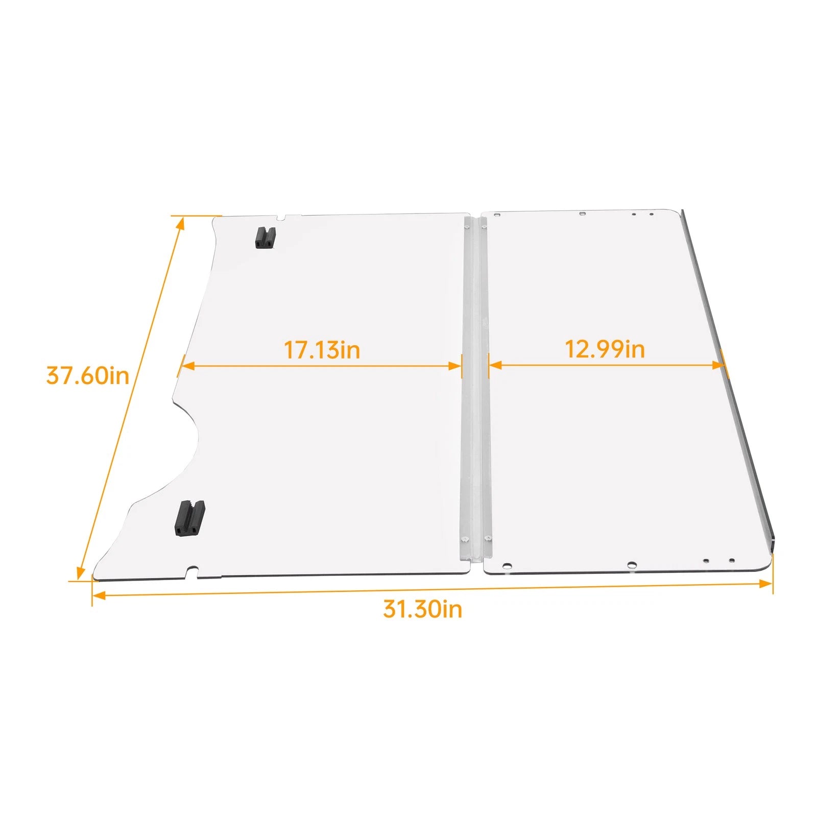 Folding Clear Windshield for EZGO RXV (2008–Present)