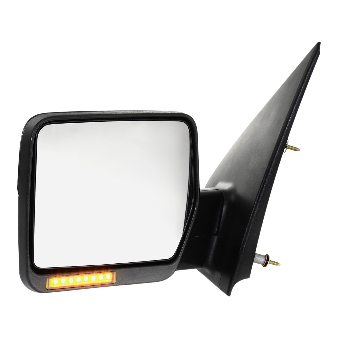 Driver Side Mirror for Ford F-150 (2004–2006) Textured Black Manual Folding Heated