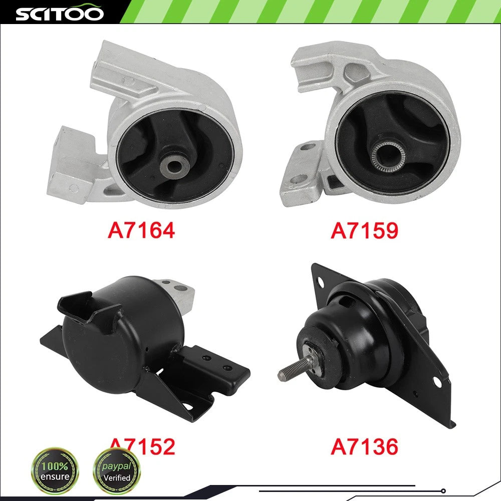 Engine Motor Transmission Mount for Hyundai Accent, Kia Rio 1.6L (2006–2017) A7164