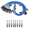 NGK 8mm Wire Set & Denso Platinum Spark Plug Kit for Silverado Cheyenne (1999–2000)