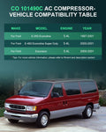 A/C Compressor for Ford E-350 Econoline 1997-1998, Excursion 2000-2001 CO 101490C