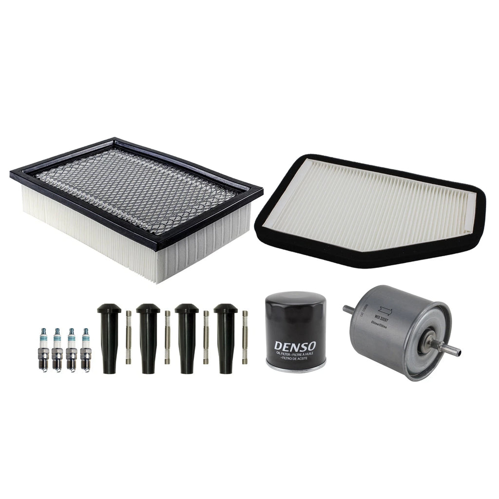 Tune Up Kit 4 Spark Plugs & Boots for Ford Escape Mariner (2001–2010)